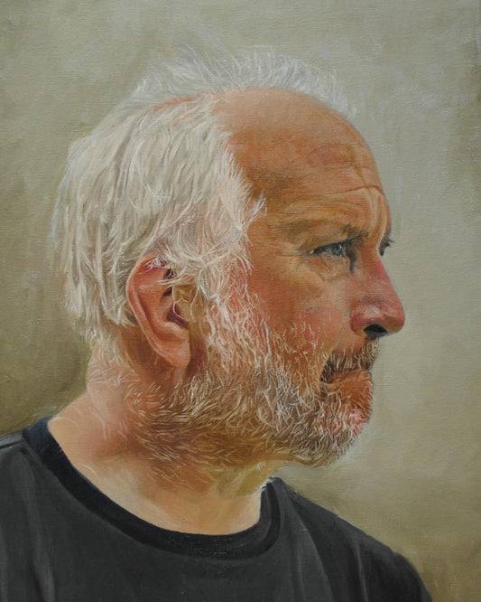 Warrior without Armour - Original Oil Painting